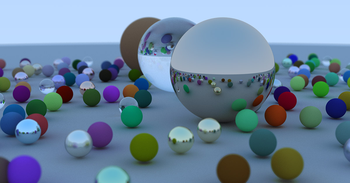 raytracer in one weekend